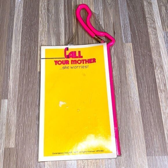 Vintage office home stationary call your mother she worries Contemporary design - Picture 3 of 3